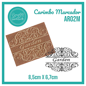 Carimbo Marcador AR02M - Garden