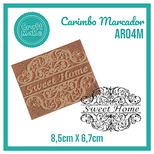 Carimbo Marcador AR04M - Sweet Home