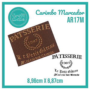 Carimbo Marcador AR17M - Pâtisserie