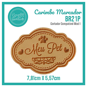 Carimbo Marcador BR21P - Meu Pet
