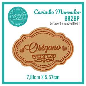 Carimbo Marcador BR28P - Orégano