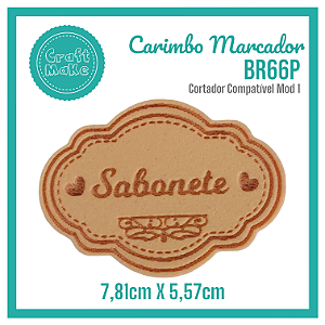 Carimbo Marcador BR66P - Sabonete