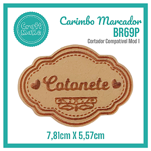 Carimbo Marcador BR69P - Cotonete