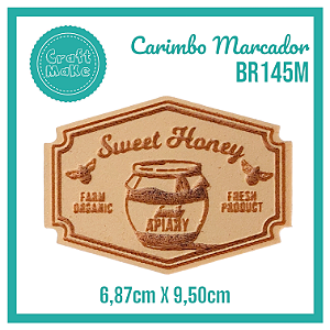 Carimbo Marcador BR145M - Sweet Honey Organic