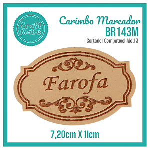Carimbo Marcador BR143M - Farofa