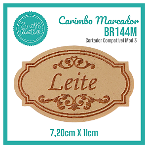 Carimbo Marcador BR144M - Leite