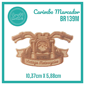 Carimbo Marcador BR139M - Vintage Motorcycle