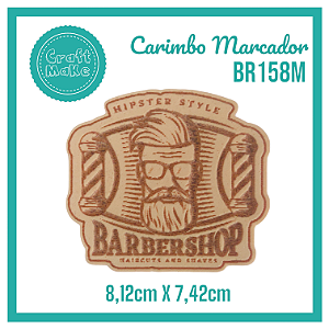 Carimbo Marcador BR158M - Barbershop