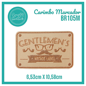 Carimbo Marcador BR105M - Vintage Label