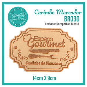 Carimbo Marcador BR03G - Espaço Gourmet