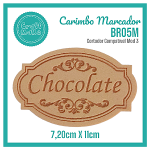Carimbo Marcador BR05M - Chocolate