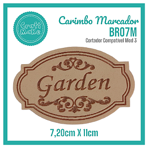 Carimbo Marcador BR07M - Garden Rótulo