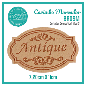 Carimbo Marcador BR09M - Antíque