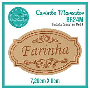 Carimbo Marcador BR24M - Farinha