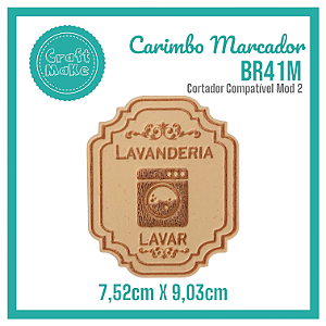 Carimbo Marcador BR41M - Lavar