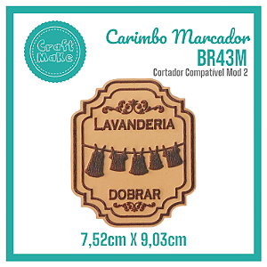 Carimbo Marcador BR43M - Dobrar