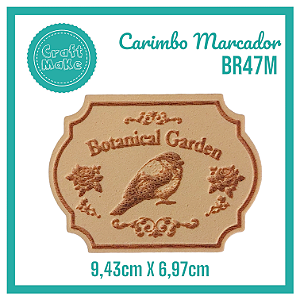 Carimbo Marcador BR47M - Beautiful Garden