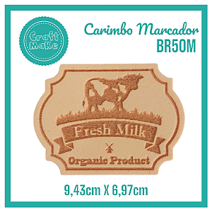 Carimbo Marcador BR50M - Fresh Milk