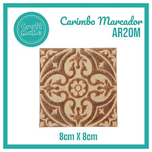 Carimbo Marcador AR20M - Azulejo Redondo
