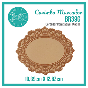 Carimbo Marcador BR39G - Moldura Grossa