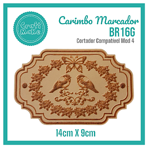 Carimbo Marcador BR16G - Passarinhos