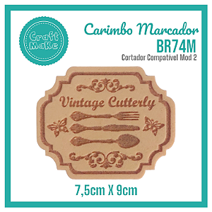 Carimbo Marcador BR74M - Talher Vintage