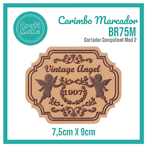 Carimbo Marcador BR75M - Vintage Angel