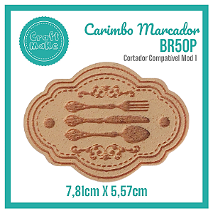 Carimbo Marcador BR50P - Talheres