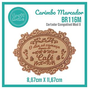Carimbo Marcador BR116M - Depois do Café