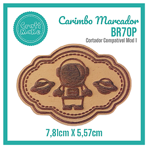 Carimbo Marcador BR70P - Astronauta Baby