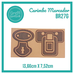 Carimbo Marcador BR27G - Fechos Retrô