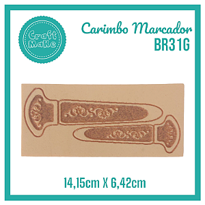 Carimbo Marcador BR31G - Dobradiça Vintage