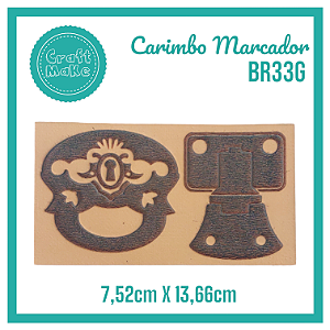 Carimbo Marcador BR33G - Fechos Vintage
