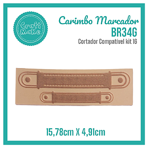 Carimbo Marcador BR34G - Alça Redonda Persponto