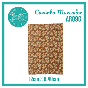 Carimbo Marcador AR09G - Mini Flores