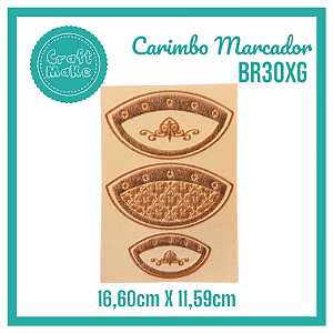 Carimbo Marcador BR30XG - Puxador Concha