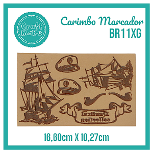 Carimbo Marcador BR11XG - Barcos