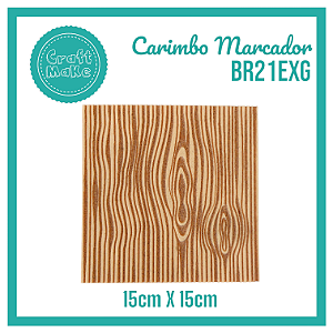 Carimbo Marcador BR21EXG - Nó de Madeira