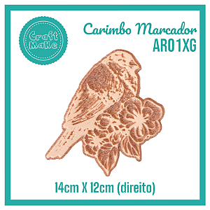 Carimbo Marcador AR01XG - Passarinho José Direito