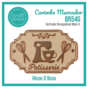 Carimbo Marcador BR54G - Patisserie