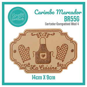 Carimbo Marcador BR55G - La Cuisine