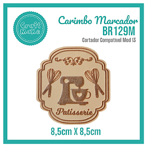Carimbo Marcador BR129M - Patisserie