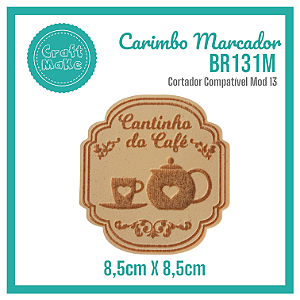 Carimbo Marcador BR131M - Cantinho do Café