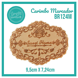 Carimbo Marcador BR124M - Sweet Home Provençal