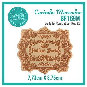 Carimbo Marcador BR169M - Antíque Paris