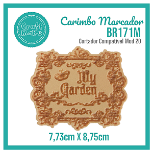Carimbo Marcador BR171M - My Garden