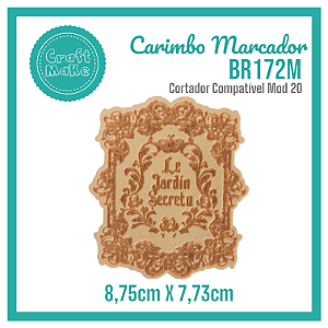 Carimbo Marcador BR172M - Le Jardín Secreto
