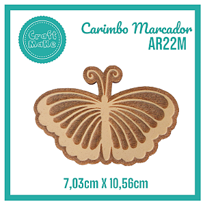 Carimbo Marcador AR22M - Borboleta Provençal