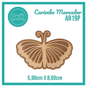 Carimbo Marcador AR19P - Borboleta Provençal