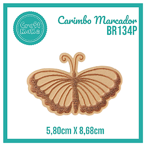 Carimbo Marcador BR134P - Borboleta Provençal